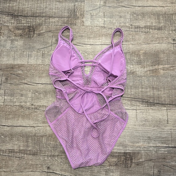 NWOT!! Becca by Rebecca - Virtue Network Show & Tell Plunge One Piece Swimsuit - Picture 7 of 8